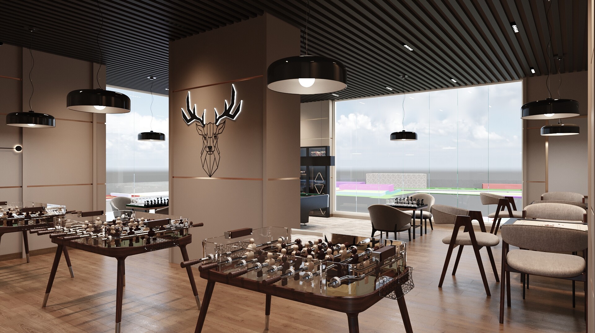 Executive Penthouse Hall rendering